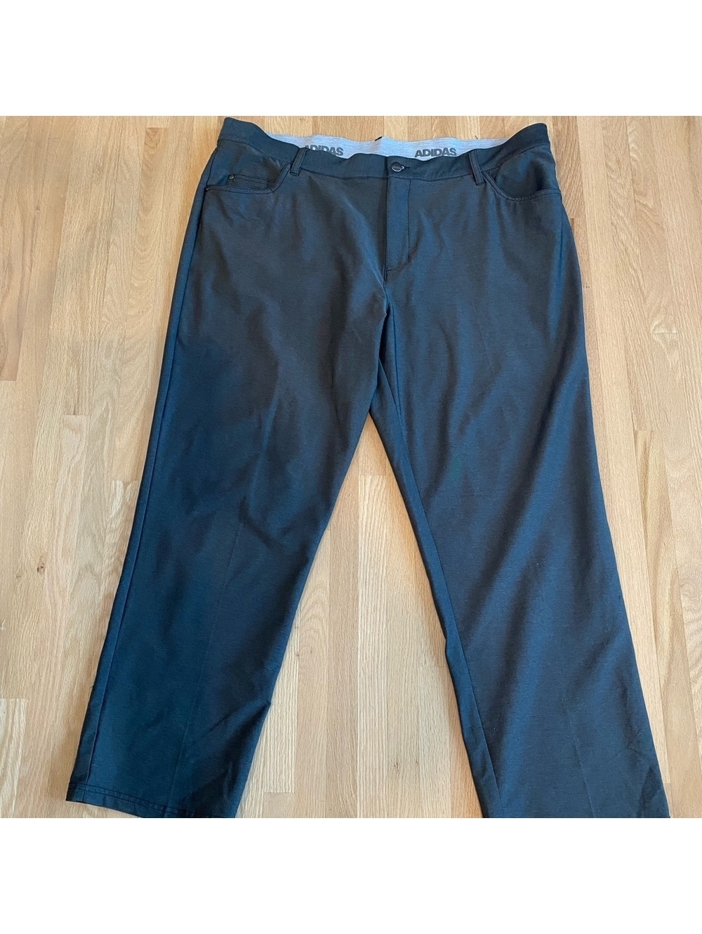 Adidas charcoal gray Golf To Go 5 pocket pants 40x30